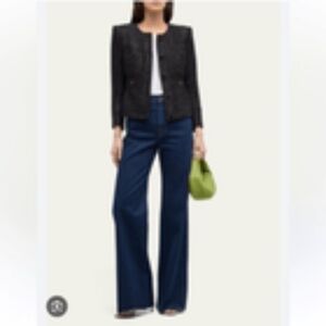 Veronica Beard Ferazia Tailored Jacket Black (size 14) NWT